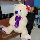 Oso De Peluche Gigante 1.50cmts + Moño De Regalo Y Perfumado