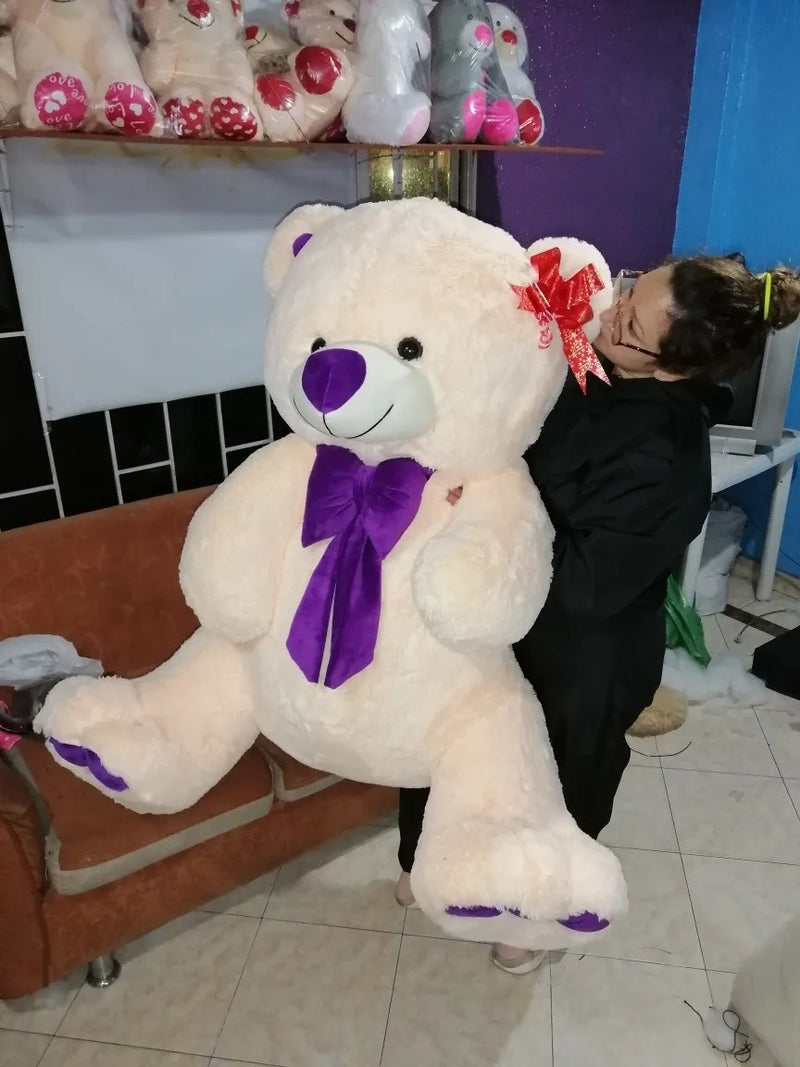 Oso De Peluche Gigante 1.50cmts + Moño De Regalo Y Perfumado