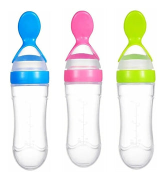 Cuchara Tetero Bebés Contenedor Disponible