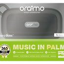 Parlante Inalámbrico Palm Oraimo Ip67 Bt Latentación Color Gris