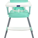 Silla Comedor Bebe 3en1 Happy Baby Azul Cp7000