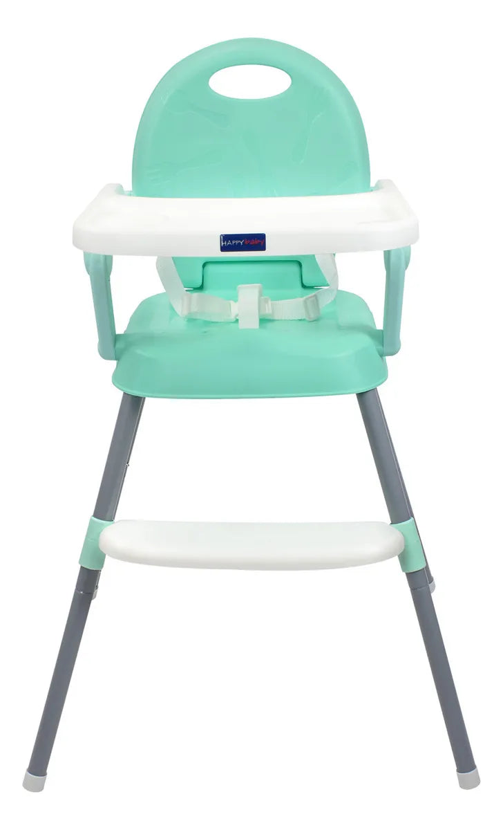 Silla Comedor Bebe 3en1 Happy Baby Azul Cp7000