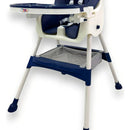 Silla De Comer 3 En 1 Kidshop Cy006 Plegable Azul