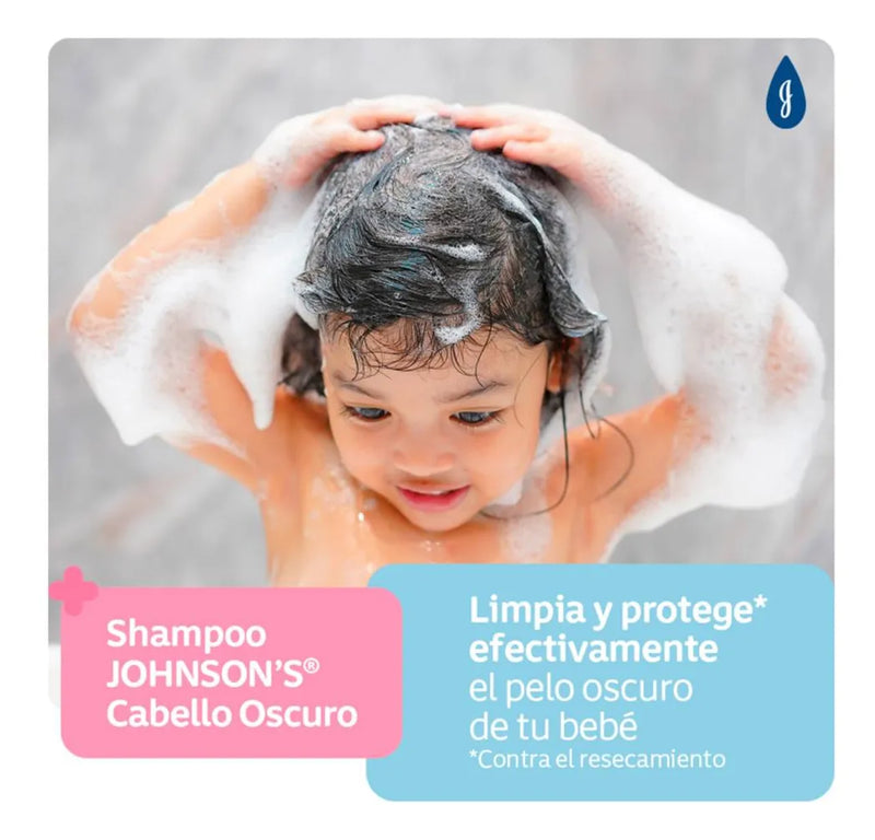 Shampoo Johnson Baby Cabello Oscuro 750 Ml