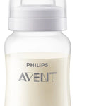 Tetero Avent Anti Cólicos 9oz 1m+ (Flujo 2) Decorado Jirafa sin BPA, Clinicamente Probado, modelo SCF821/12