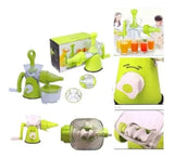 Extractor Exprimidor Manual De Frutas Y Verduras De Manivel Verde