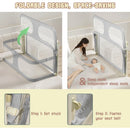 Cuna Portátil 3 En 1 Para Bebé Cama Lateral Ajustable Gris