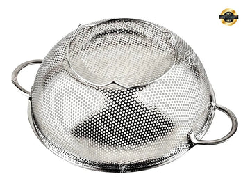 Escurridor Aceite Papas Patacones Colador Metal Galvanizado