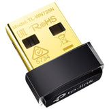 Adaptador De Red Tplink Nano Usb N 2.4 Ghz, 150mbps