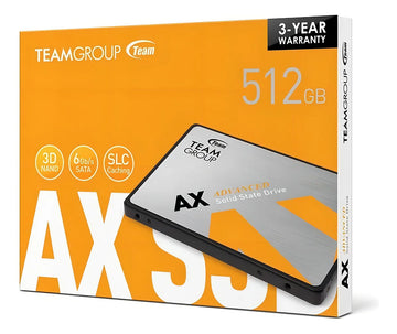 Disco Sólido Ssd Interno 512gb Teamgroup Ax2/2.5 Sata Iii