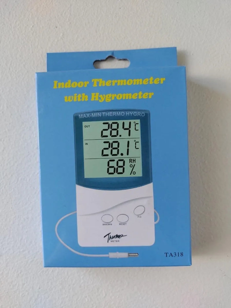 Termohigrómetro Digital + Batería + Imán + Sonda De 1.5 Metr