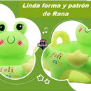 Sofá Almohada Asiento Cojin Silla Rana Aprender Sentar Portátil Felpa Suave Fácil Limpiar Seguro Cómodo Apoyo Perfecto Lindo Soporte Estable Mantener Postura Diseño Práctico Diversión Interactiva Bebé