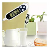 Termómetro Culinario Digital Blanco Para Bebidas Y Comida