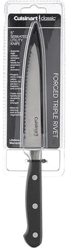 Cuchillo Sierra Triple Rivet Collection Cuisinart C77tr-5sut Color Negro