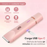 Maquina De Afeitar Inalambrica Mujeres Rasuradora Mujer Piel Rosa