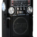 Radio Parlante Recargable Panel Solar Linterna Led Portátil Diseño