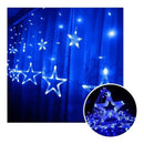 Extensión Luces Led Estrella Luz Decoración Navideña 3 Mts Azul