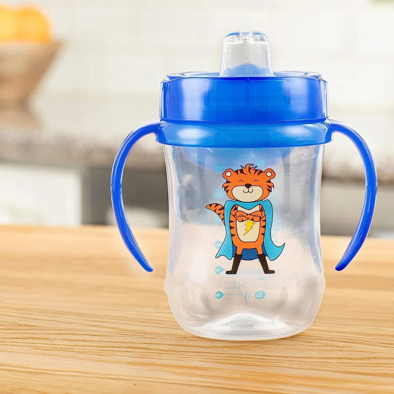 Vaso Entrenador Boquilla Blanda Dr. Brown's 9 Onz Azul