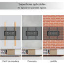 Soporte Tv Pared Doble Brazo 40-80 Pulgadas Vesa Articulado Color Negro