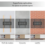 Soporte Tv Pared Doble Brazo 40-80 Pulgadas Vesa Articulado Color Negro