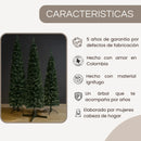 Pino Navideño Vermont 2.00m Para Decoración Muñecos Luces Verde