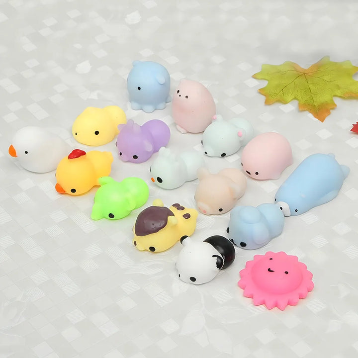 Bichinho Macio De Apertar Pop It Fidget Kit Squishy 3 Un