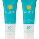 Protector Solar Nude Spf 80 120 Ml Sport 2 Unidades