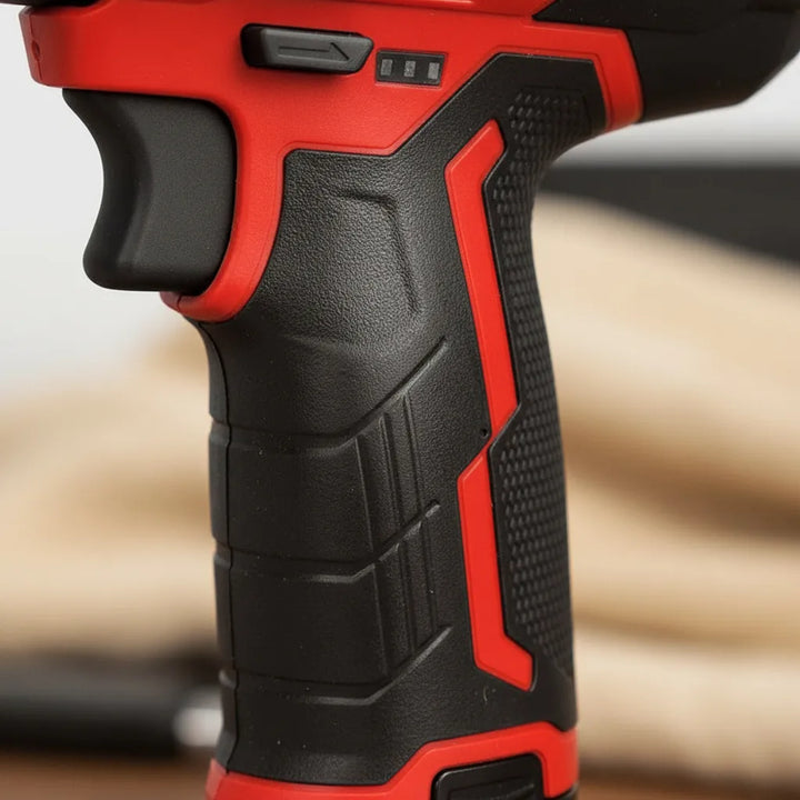 Taladro Atornillador Dck 12v (3/8) 230w 35nm + 2 Baterías Rojo/negro