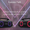 Parlante Aiwa AWS700BT portátil con bluetooth waterproof negra