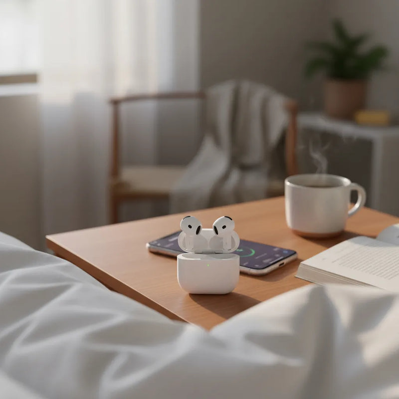 Audífonos Bluetooth 4 Gen Compatible Con Android Y Iphone Blanco