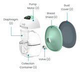 Sacaleches Motif Aura Glow Inalámbrico Y Ultra Ligero
