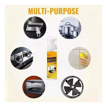 3 Limpiador Espuma Multiusos Vehículo Carro Hogar Desengrasa