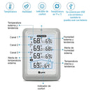 Termohigrometro Digital Multisensorial Con 4 Sensores