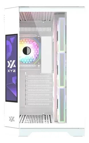 Gabnete Xyz Neutron White 4fans A-rgb 120mm Controlador Dual Blanco