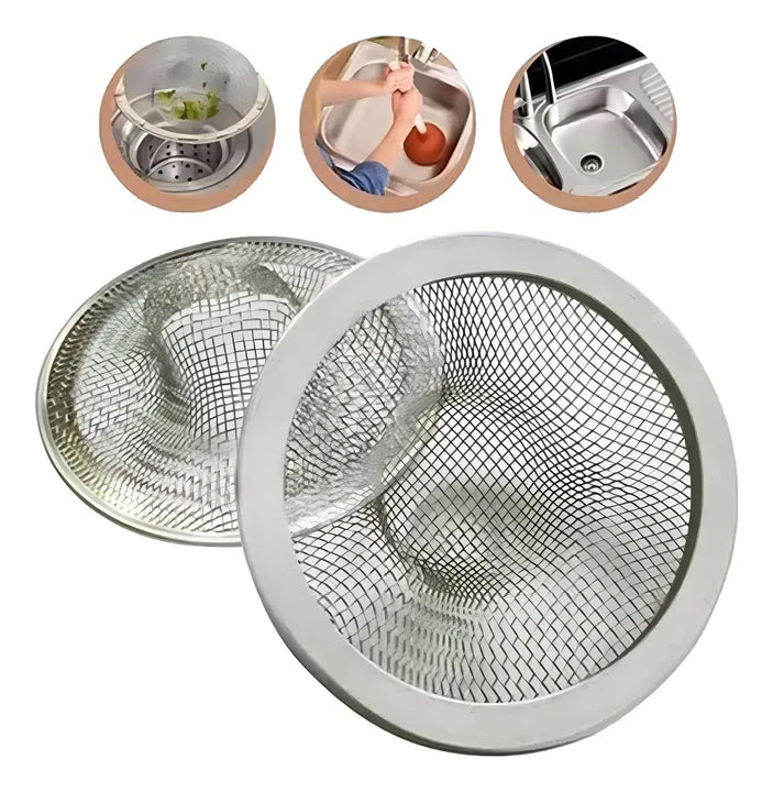 Kit De 3 Rejillas Filtro En Acero Inoxidable Para Lavaplatos