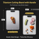 Tablas De Cortar De Titanio Puro 2 En 1 Para Cocina, Tabla D