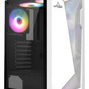 Gabinete Gamer Iceberg Flow D Blanca Argb 4 Ventiladores Blanco