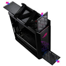 Carcasa Para Computadora Asus Rog Strix Helios Gx601 Rgb Mid Color Negro