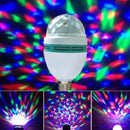 Bombillo Rotativo De Colores Bola Navideña Giratoria Luces