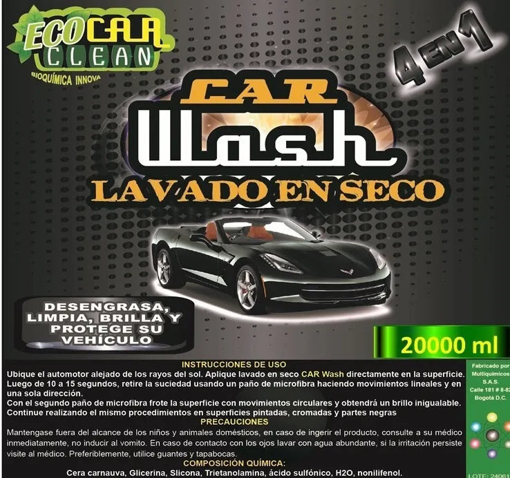 Lavado En Seco + Shampo Descontaminante Automitriz.