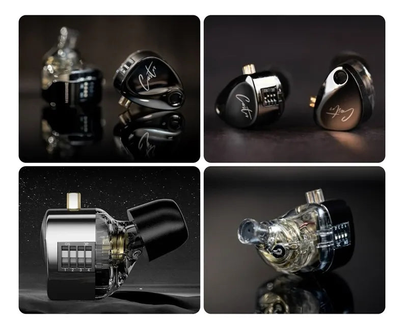 Audifonos Kz Castor Bass Tipo C Plateado