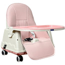 Silla Comedor Bebe 3en1 Happy Baby Zoe Color Rosa