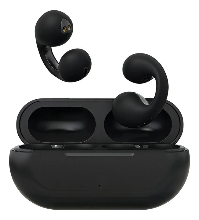 Auriculares Bluetooth Inalámbricos De Conducción Ósea Ambie Color Negro