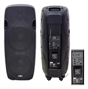 Parlante Bafle Sonido Tecnologia Tws Bluetooth Ruedas Fm Sd Diseño 1