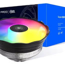 Disipador De Calor De Ventilador De Cpu Rgb Led Para Intel Negro