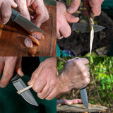 Ganzo G807-bk Cuchillo De Hoja Fija 9cr14 Hoja De Acero Inox