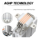 Refrigerador De Cpu Assassinx120 Se White Argb Con 4 Heat Pi