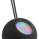 Parlante 12w Vta Colorfully Sfere Con Radio Fm Color Negro