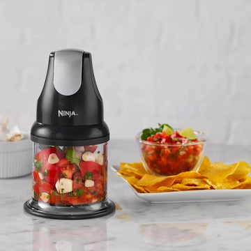 Procesador De Alimentos Electrico Ninja Nj100gr 200w Negro