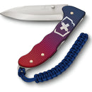 Navaja Cuchillo Victorinox Evoke Roja-azul Alox 0.9415.d221 Rojo - Azul